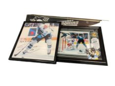 HOCKEY MEMORABILIA JEFF FRIESEN, THOMAS HERTL, JOE THORNTON