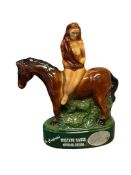 1974 MIKE WAYNE ORIGINAL JOE CONFORTE MUSTANG RANCH, NEVADA CERAMIC LIQUOR DECANTER