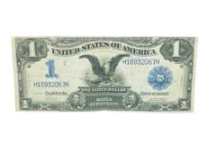 RARE 1899 U.S. $1 BLACK EAGLE SILVER CERTIFICATE