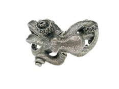 VINTAGE UNUSUAL KABANA DESIGNER SIGNED STERLING SILVER FIGURAL OCTUPUS FEATURING INCREDIBLE DETAIL