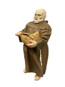 SAINT PADRE PIO REVERED ITALIAN CAPUCHIN FRIAR ALGORA SPANISH PORCELAIN FIGURINE