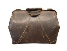ANTIQUE HENRY LIKLY & CO. LEATHER DOCTORS BAG