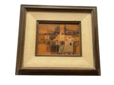 MARTIN TOBIAS RIVERSIDE, CA ARTIST ORIGINAL OIL ON BOARD