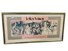 LEROY NEIMAN AMERICAN EXPRESIONISTS ARTIST PRINT TITLED 