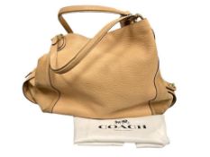 COACH KRISTY SHOULER BAH FASHION DESIGNER PEBBLED LEATHER