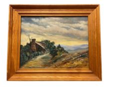 ORIGINAL OIL ON CANVAS LANDSCAPE SCENE