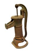 ANTIQUE CAST IRON PETERS PUMP CO. OF DAVENPORT, IOWA MOUNTABLE WATER PUMP