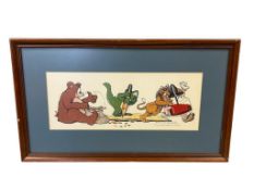 ROBERT MARBLE AMERICAN ARTIST LIMITED EDITION PRINT TITLED BEANS AND BALANCES NO. 75/750