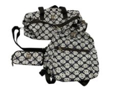 SET OF THREE NEW BRIGHTON TRAVELING BAGS INCLUDING BACKPACK, DUFFLE BAG, AND SMALL CASE