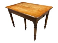 ANTIQUE 19TH CENTURY FIVE LEG LOUIS PHILIPPE STYLE WRITING TABLE / DIMINUTIVE FARMHOUSE DINING TA...