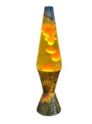 LAVA LAMP WITH SUNFLOWER ILLUSTRATED BASE AND TOP