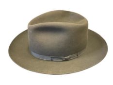 VINTAGE STETSON ROYAL DELUXE GREY FELT FEDORA SIZE 7