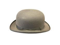 CHRISTY'S LONDON GREY WOOL FELT BOWLERS HAT SIZE 7 /58