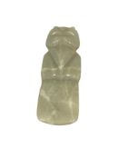 PRE-COLUMBIAN CARVED STONE PENDANT ARTIFACT OF A STYLIZED BIRD