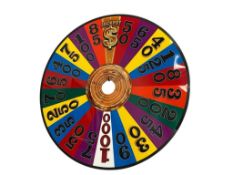WHEEL OF FORTUNE ACRYLIC GAME WHEEL REPLICA