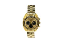 VINTAGE 1970'S MOVADO DATRON HS 360 CHRONOGRAPH WRISTWATCH