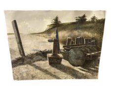 MICHAEL LLOYD WELL KNOWN SILVERSMITH AND ARTIST ORIGINAL WATERCOLOR ON TEMPURA PAPER