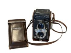 VINTAGE YASHICA MAT 1950'S TWIN LENS REFLEX FILM CAMERA