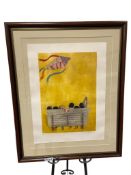 GRACIELDA RODO BOULANGER RENOWN BOLIVIAN ARTIST LIMITED EDITION PRINT TITLED KITE OR KITE FLYER