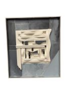 ELAINE JACKSON UNIQUE 3D WOOD AND ACRYLIC SCULPTED ART ON MASONITE