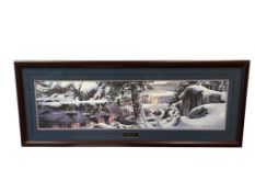 STEPHEN LYMAN AMERICAN WILDLIFE AND LANDSCAPE ARTIST LIMITED EDITION PRINT TITLED RIVER OF LIGHT