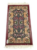 CHINESE KASHAN SILK AREA RUG