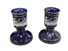 SAN PATRIGNANO HAND MADE EMBOSSED LEATHER WASTE BASKET / TRASH CAN