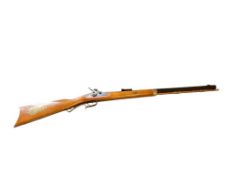 CONNECTICUT VALLEY ARMS HAWKEN .54CAL BLACK POWEDER ONLY RIFLE FEATURING BLACK OCTAGON BARREL