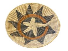 LARGE HAND WOVEN TRADITIONAL NAVAJO WEDDING BASKET