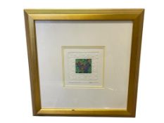 STEPHAN WHITTLE ENGLISH ARTIST EMBOSSED PRINT TITLED READY FOR HARVEST