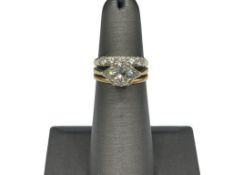 14K YELLOW GOLD 2.00CT CUSHION CUT CENTER DIAMOND ENGAGEMENT RING