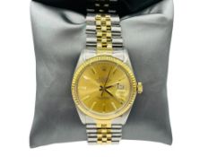 MID-1980'S ROLEX OYSTER PERPETUAL DATEJUST SUPERLATIVE CHRONOMETER WRISTWATCH