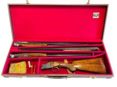 1968 BROWNING SKEET SET FEATURING 20 GAUGE, 28 GAUGE, AND .410 GAUGE INTERCHANGEABLE BARRELS