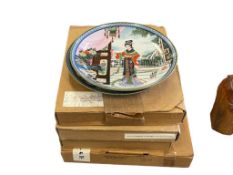 1986 BEAUTIES OF THE RED MANSION SERIES PORCELAIN COLLECTOR PLATES BY ARTIST ZHAO HUMIN