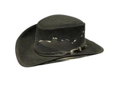 U.S. MADE SIERRA ZEBRA PATTERN COWGIRL HAT WITH MESH CROWN SIZE M/L