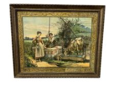 EARLY 1900'S LITHOGRAPH PUBLISHED BY JAMES LEECO. CHICAGO TITLED LOVE MAKING NO. 3634