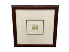 STEPHAN WHITTLE ENGLISH ARTIST EMBOSSED PRINT THE SHIP INN