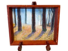 NONA WIRT AMERICAN ARTIST ORIGINAL ACRYLIC ON CANVAS PAINTING