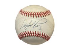 GAYLORD PERRY FORMER AMERICAN PITCHER AUTOGRAPHED BASEBALL