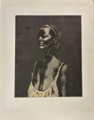 BIKASH BHATTACHARJEE (1940 - 2006) - UNTITLED(Woman)
