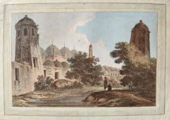 WILLIAM HODGES (1744 - 1797) -VIEW OF THE FORT OF GUTTERA