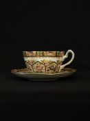 English Porcelain Floral Teacup and Saucer