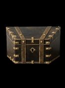 Two Ornate Jewellery Boxes and a Decorative Cane