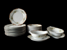 Occupied Japan Porcelain Dinnerware Set