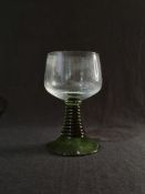 Set of 6 Clear Glass Goblet