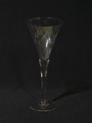 Set of 4 Etched Glass Cocktail