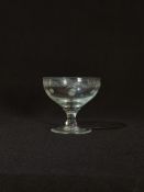 Set of 4 Cut Glass Coupe