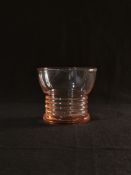 Set of 8 Clear Glass Low Tumbler