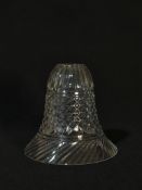 Cut Glass Bell-Shaped Shade
