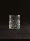 Set of 6 Cut Glass Tumbler